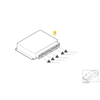 BMW E46 3 Central Underbody Panel Originalus 51755A1F399