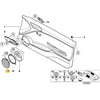 Bmw E46 3 Vairuotojo Kairysis Garsiakalbio Dangtelis Originalus 51418224017