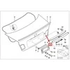 BMW E46 bagažinės dangčio tarpinė originali 51138244713