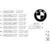 BMW E46 Cabrio Emblema Aplink Trunk Originalus 51137019946