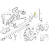 BMW E46 Dešinės durų išorinė dangtis Chromas Originalus 51217002276