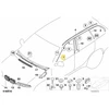 BMW E46 Dešinės Pusės Šešėlinės Apdailos Detalė Originalus 51137000512