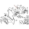 BMW E46 dešinysis vėjo deflektoriaus laikiklis originalus 51717022382