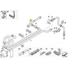 BMW E46 E60 E61 Kabrioletas Galinis ABS/ASC T stabdžių vamzdelis Originalus 34326766825