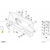 Juodas Desinysis Dangtis F Garsiakalbiui BMW E46 51416964090