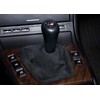 BMW E46 mechaninės pavarų dėžės juodas alcantara pavarų svirties apdangalas originalus