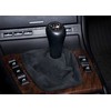 BMW E46 mechaninės pavarų dėžės juodas alcantara pavarų svirties apdangalas originalus