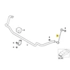 Bmw E46 Priekinio Vairuotojo Kairiojo Pakabos Stabilizatoriaus Strypo Jungtis Originalus 31356751079