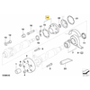 Bmw E46 Z4 E85 E86 Variklio Ašies Galinė Kardano Šarnyras Originalus 26117841003