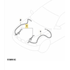 Bmw E46 žibintų remonto kabelių rinkinys originalus 61126936975