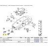 BMW E60 525i Mini R56 Cooper priekinis kairysis arba dešinysis pagreičio jutiklis 65776964608 originalus
