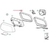 BMW E60 atraminis žiedas šviesiai juodas, kairysis originalus 51167899271