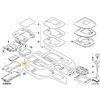 BMW E60 E61 Alu Shadow dekoratyvinė plokštė su daiktų dėklu originali 51168037228