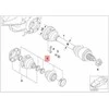 BMW E60 E63 E90 E92 galinio tilto pavaros veleno CV batų remonto rinkinys originalus 33107840905