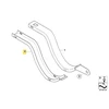 BMW E61 Galvos Dangos Apatinis Vynio Kanalas Originalus 61136978339