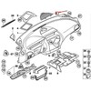 Bmw 6 E63 E64 Garsiakalbio Dangtelis Basaltgrau Originalus 51457009261