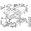 Bmw 6 E63 E64 Garsiakalbio Dangtelis Basaltgrau Originalus 51457009261