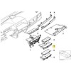 BMW E65 E66 E67 priekinis telefono skydelis originalus 51458251192