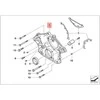 BMW E65 E66 Sedanas Skirstymo mechanizmo dėtuvės dangtelis apačioje Originalus 11147513438