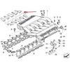 BMW E65 įsiurbimo kolektoriaus dangtelių rinkinys Originalus 11617519496