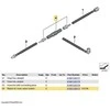 BMW E70 E70N E71 priekinio stiklo plovimo žarnos remonto komplektas OEM 61667208073 originalus
