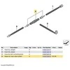 BMW E70 E70N E71 priekinio stiklo plovimo žarnos remonto komplektas OEM 61667208073 originalus