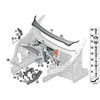 BMW X5 E70 Pertvara Variklio Komp Vidurys Apačia Originalus 51717169422