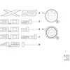 BMW E70 priekinių durelių 3.0sd emblema su ženkliuku Originali 51147170953