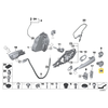 BMW E81 E82 E87 E88 Dešinės Durų Dangtelis Originalus 51217161410