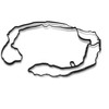BMW E81 E87 E90 E91 E92 E93 Profile Gasket Originalus 11127555738