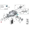 BMW E81 E87 F21 F22 F23 LCI IŠĖJIMO PAVAROS VELENO FLANŠO VERŽLĖS TVIRTINIMO PLOKŠTELĖ 23211490120