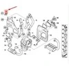 BMW E82 E84 Alyvos aušintuvo montavimo laikiklis originalus 17217540030