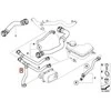 BMW E83 E83N X3 aušinimo skysčio žarna originali 17123449106