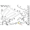 BMW E83 variklio dangčio atleidimo lynas priekinis originalus 51223434832