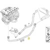 BMW E88 E82 E90 E91 E32 E93 E84 Šildymo branduolio tiekimo žarna Originali 64216983858