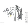BMW E89 E71 įsiurbimo skirstymo veleno paskirstymo krumpliaratis originalus 11367540347