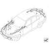 Bmw E90 Bagažo Durelių Remonto Laidų Rinkinys Originalus 61119133628