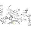 BMW E90 E91 LCI Dešinė Uždara Grotelė Originalus 51117138418
