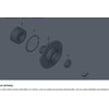 Bmw E90 E91 Pavaros Flanšo Stebulė Originalus 33416783671