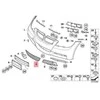 BMW E90 E91 Sedanas Universalus Priekinis Buferis Centrinė Grotelė Originali 51117907076