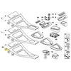 BMW E90 E91 šlifuoto aliuminio interjero apdaila originali 51169145143