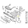 BMW E90 E91 Variklio Skydas Originalus 51758040113