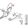 BMW E90 E91 X5 Išorinis Durų Rankenas Originalus 51217317560