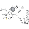 BMW E90 E92 E93 Variklio Stiprintuvas Vakuumo Vamzdis Originalus 11617838381