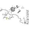 BMW E90 E92 E93 Variklio Stiprintuvas Vakuumo Vamzdis Originalus 11617838381