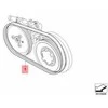 BMW E90 V formos briaunuotas diržas Originalus 11287794070