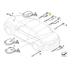 BMW E93 F33 F83 Hall Sensor Stogų Skydeliai Originalus 54377148157