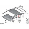 BMW E93 F33 Galvos Skydelio Centrinis Kairys Originalus 54375A19AA6
