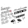 BMW Emblema 2500 3.3Li 1969-1975 Originalus 51141803550