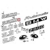 BMW Emblema 2500 3.3Li 1969-1975 Originalus 51141803550
